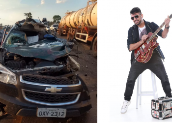 Cantor Pepê Júnior sofre acidente de carro quando se deslocava para show em Teresina
